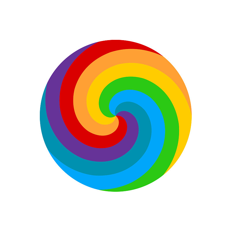 彩虹,圆形,螺线,棒棒糖,背景,球,艺术,无人,绘画插图,符号