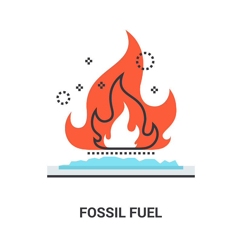 化石燃料,概念,能源,绘画插图,符号,工厂,生物学,电源,工业,植物