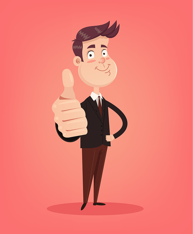 性格,同意的手势,快乐,男人,办公室职员,垂直画幅,办公室,领导能力,半身像,四肢