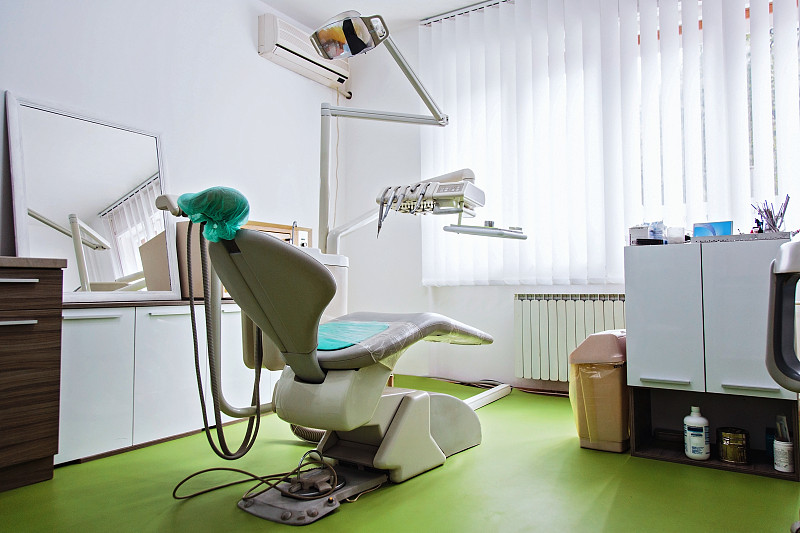 办公室,现代,口腔卫生,留白,水平画幅,诊疗室,工作场所,无人,椅子,牙医