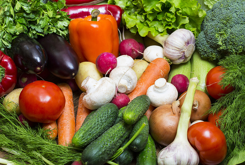 清新,蔬菜,背景,水平画幅,食品杂货,素食,超级市场,生食,人群,生物学