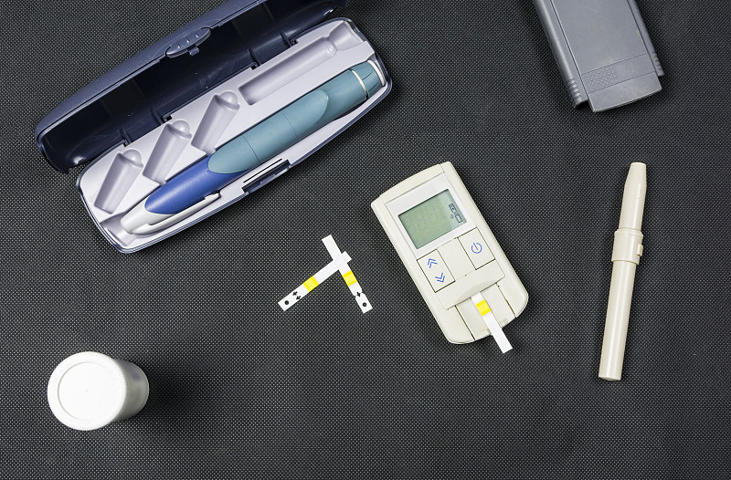 血糖检测,胰岛素,水笔,解剖刀,尖利,实验室,葡萄糖,糖,容器,多糖症