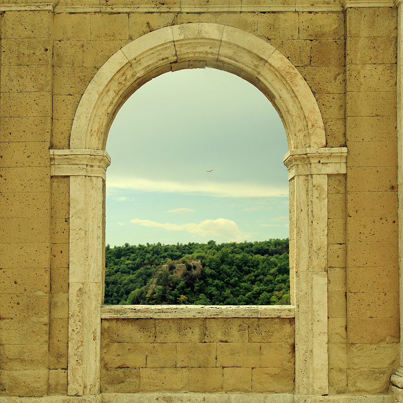 窗户,拱门,托斯卡纳区,意大利,索拉诺,透过窗户往外看,美,古董,度假胜地,边框