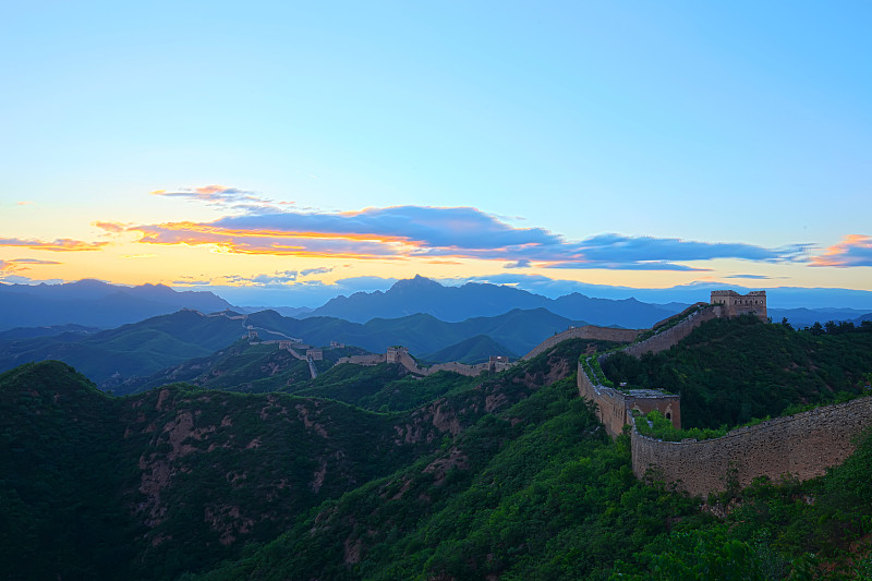 长城,纪念碑,天空,古老的,边界,著名景点,风景,世界遗产,旅游目的地,地形