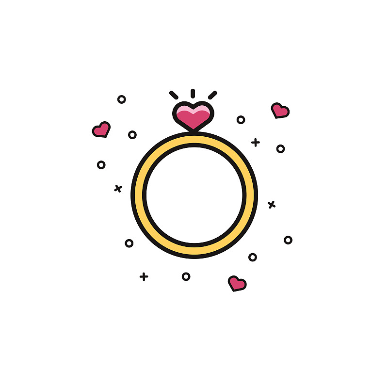 情人节,珠宝,女人,心型,平坦的,宝石,符号,订婚戒指,婚礼,庆祝