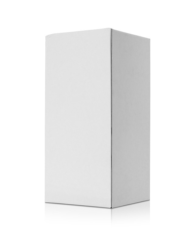 盒子,模板,小路,空白的,白色背景,长的,一个物体,纸箱,分离着色,设计