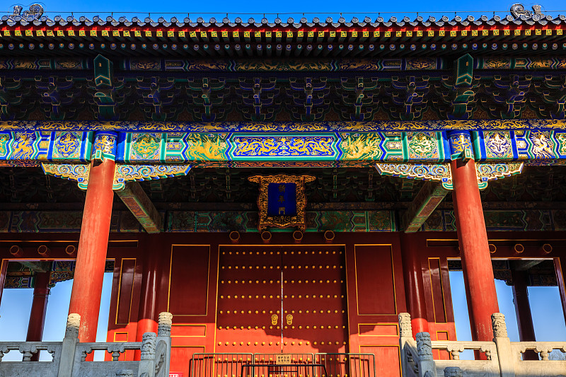 天坛,砖坯,北京,水平画幅,建筑,无人,国际著名景点,摄影,旅游