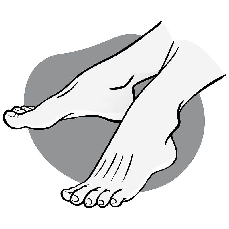 绘画插图,一对,人,目录,足,侧面视角,黑白图片,完美,导游,指甲