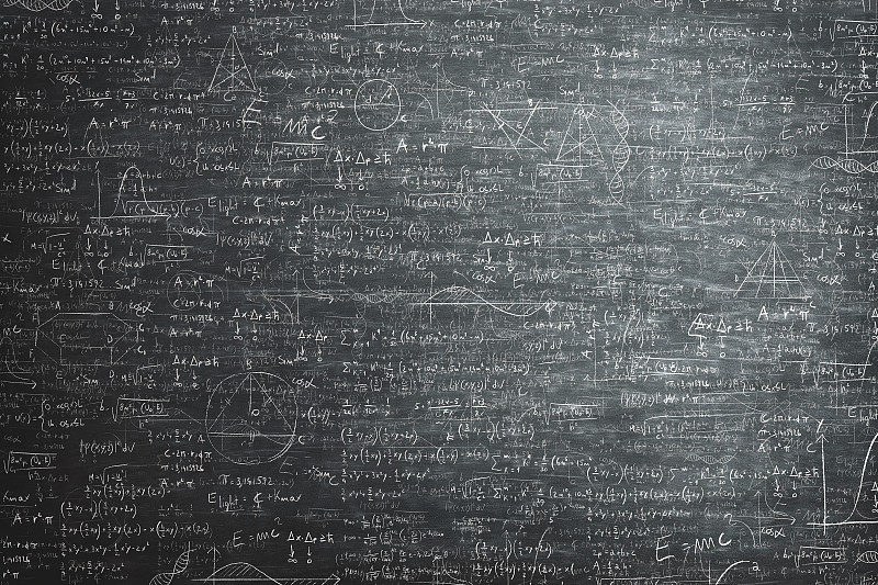 公式,问题,黑板,数学符号,充满的,摇滚乐,智慧,努力,数学函数,完美