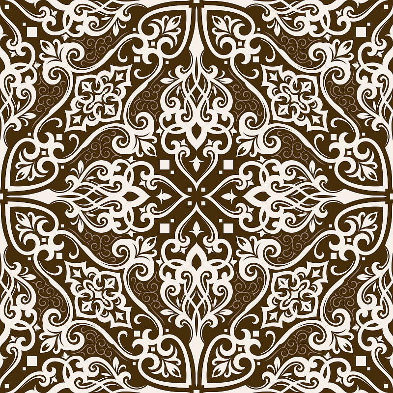 四方连续纹样,丝绸,矢量,古董,纺织品,无人,绘画插图,古老的,古典式,巴洛克风格