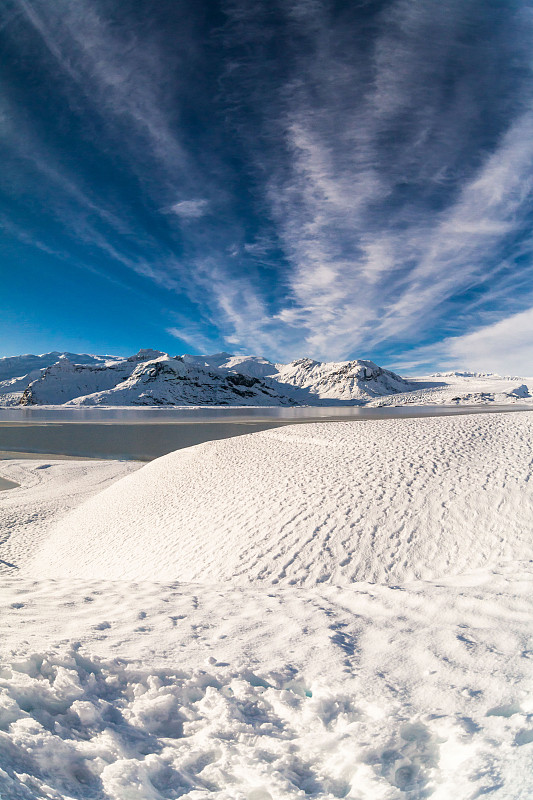 雪,杰古沙龙湖,冰岛国,地形,背景,自然美,垂直画幅,水,天空,美