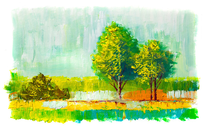 美术绘画,油画,印象主义