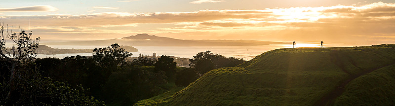 奥克兰,新西兰,城市,rangitoto,channel,朗伊托托岛,德文波特,waitemata,harbour,气候与心情,北,戏剧性的天空