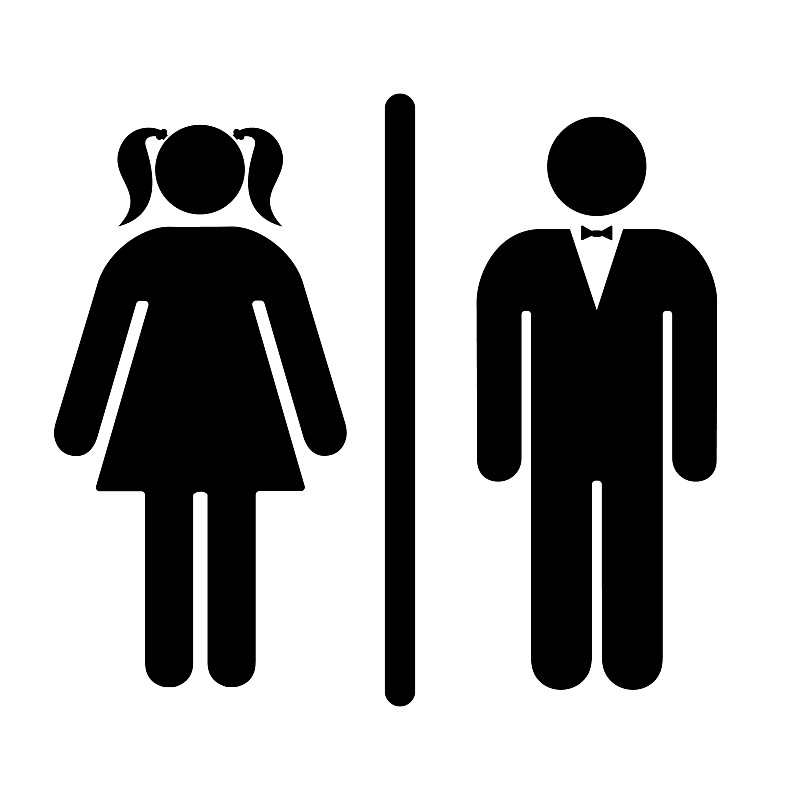 标志,计算机图标,女厕所,男性,艺术,形状,绘画插图,浴室,符号,标签