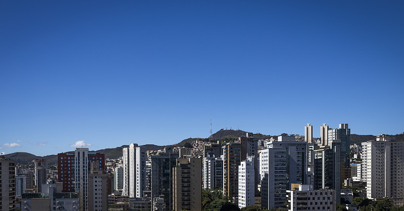 巴西,贝洛奥里,全景,米纳斯吉拉斯州,天空,水平画幅,建筑,无人,户外,城市