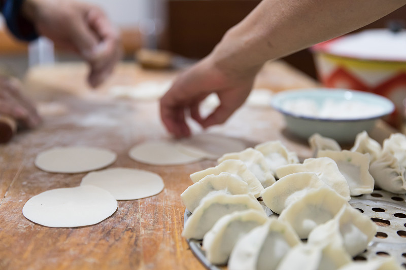 饺子,擀面杖,厨房,设计元素,柔和,面粉,自制的,中文,有包装的,小麦面团