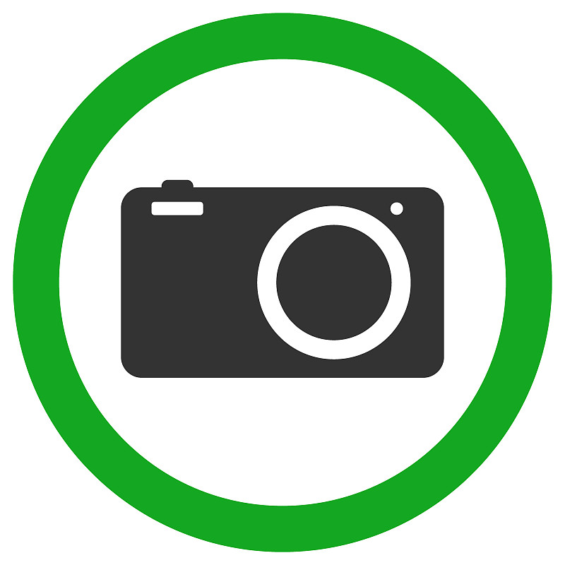 相机,矢量,圆形,绿色,计算机图标,数字化显示,绘画插图,符号,标签,职权