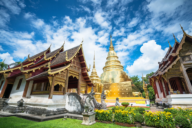 寺庙,僧院,天空,艺术,水平画幅,无人,户外,泰国,佛