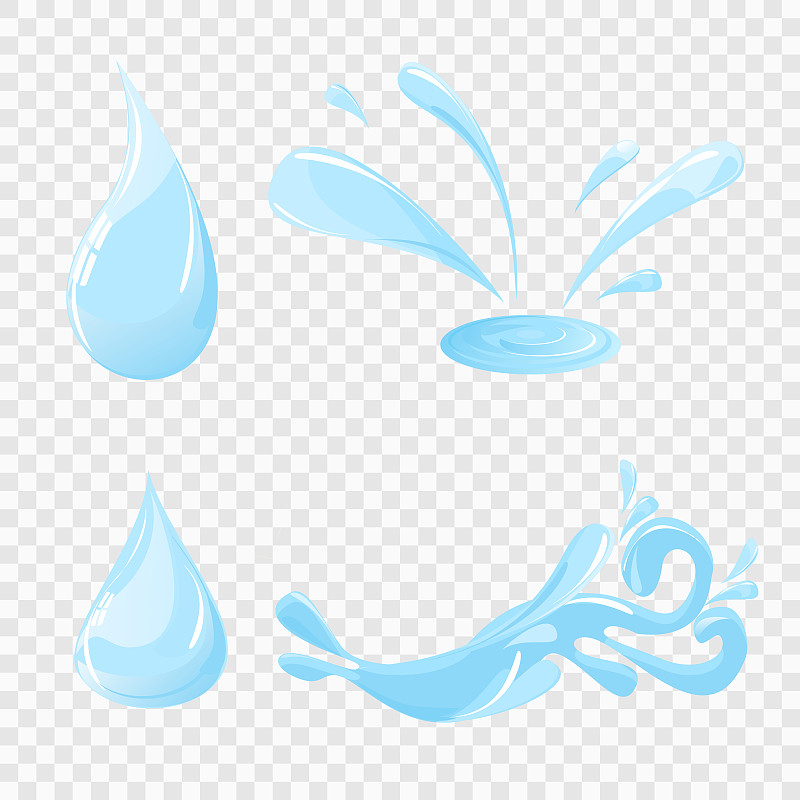 水,水滴,自然,美国,形状,无人,蓝色,绘画插图,雨滴,符号