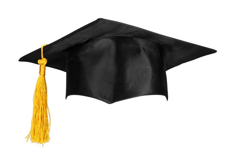 帽子,学位帽,水平画幅,鸭舌帽,大学,无人,背景分离,毕业礼服,俄罗斯,摄影