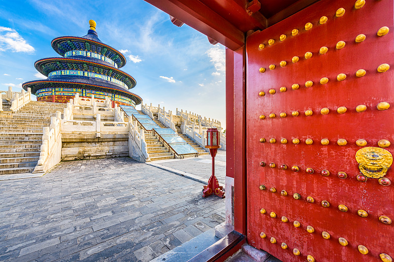 北京,天坛,道教,神殿,门口,亭台楼阁,天堂,国际著名景点,大门,寺庙