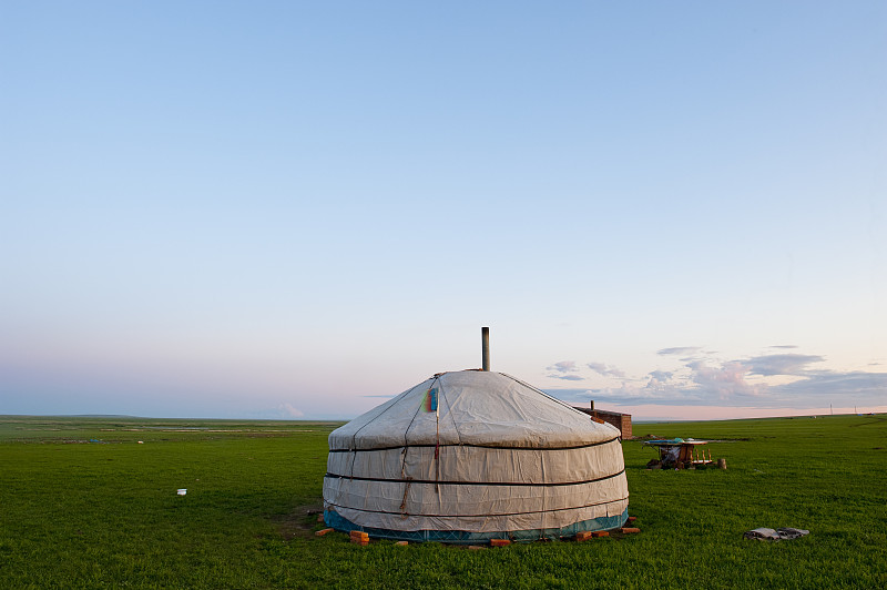 天空,帐篷,在下面,人生大事,蒙古包,内蒙古自治区,水平画幅,无人,草原,户外