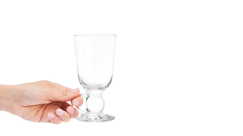 杯,玻璃杯,手牵手,模板,白色背景,女性,分离着色,留白,餐具,水