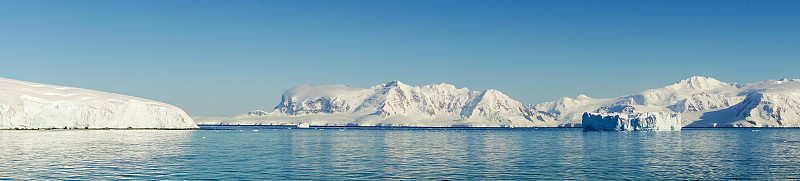 地形,平顶冰山,全景,南极洲,水,天空,美,气候,水平画幅,雪