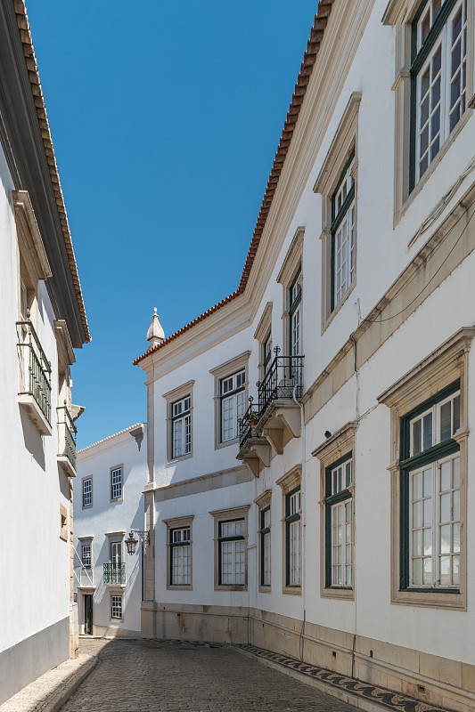 葡萄牙,阿尔加威,古城,中心,法鲁,垂直画幅,度假胜地,无人,古老的