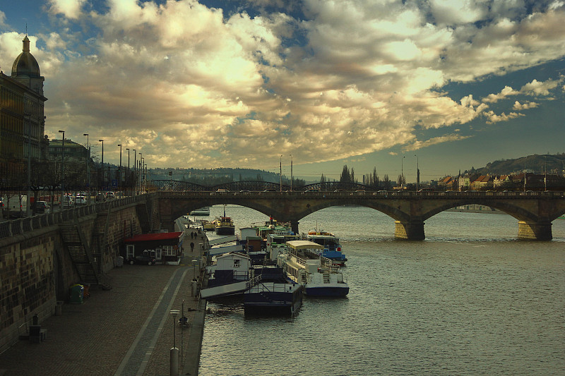 街道,自然,欧洲,城市,布拉格,天空,风,水平画幅,云,无人