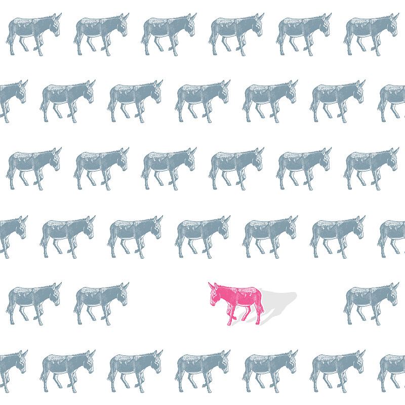 驴子,四方连续纹样,背景,纺织品,无人,绘画插图,性格,模板,白色,农业