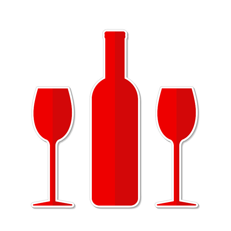 绘画插图,阴影,瓶子,矢量,红色,葡萄酒杯,肉汁,葡萄酒,葡萄酒厂,艺术