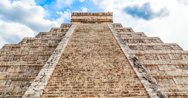 寺庙,考古学,墨西哥玛雅金字,尤卡坦州,玛雅文明,契晨-伊特萨,墨西哥,,史密森学会,纪念碑