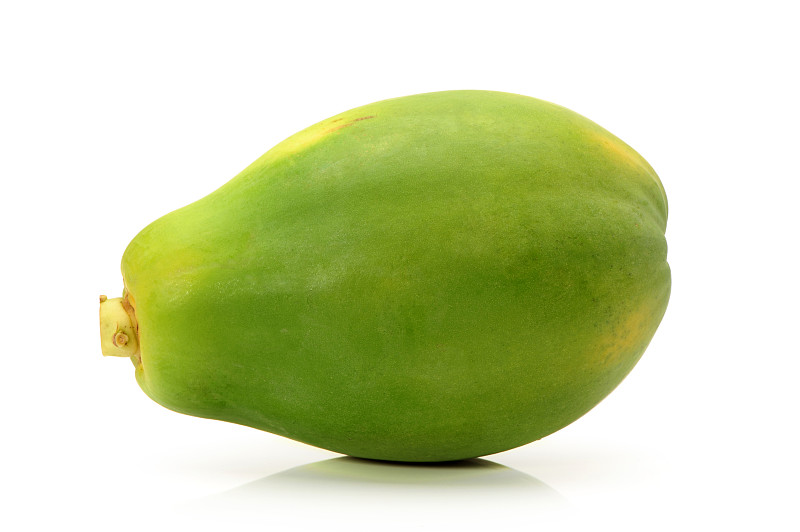 木瓜,白色背景,分离着色,水平画幅,素食,无人,生食,异国情调,甜点心,白色