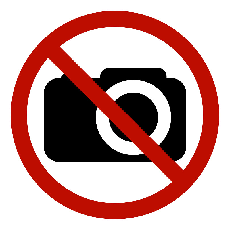 禁止的,相机,矢量,圆形,红色,标志,排除,拍照,摄影