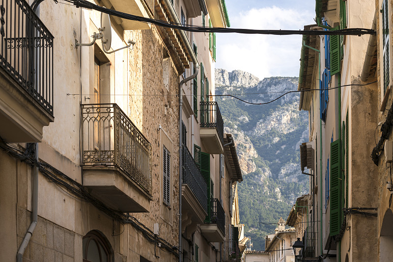 Landscapes,and,Townscapes,of,The,Town,of,Sóller,in,the,Mountains,of,the,Serra,de,Tramuntana,,in,North,Mallorca,/,Majorca