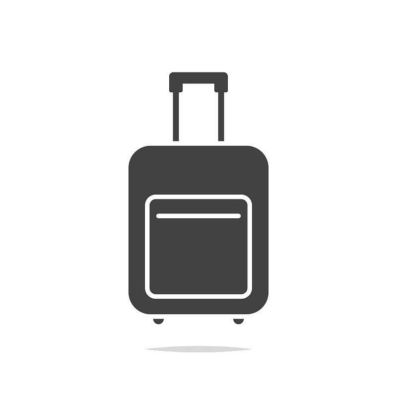 行李,计算机图标,矢量,分离着色,绘画插图,剪贴画,符号,旅行者,背景分离,方形画幅