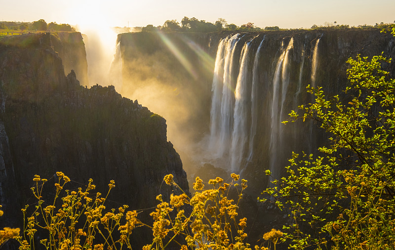 维多利亚瀑布,莫西奥图尼亚瀑布,赞比西河,津巴布韦,赞比亚,沟壑,自然保护区,自然神力,交通,世界遗产