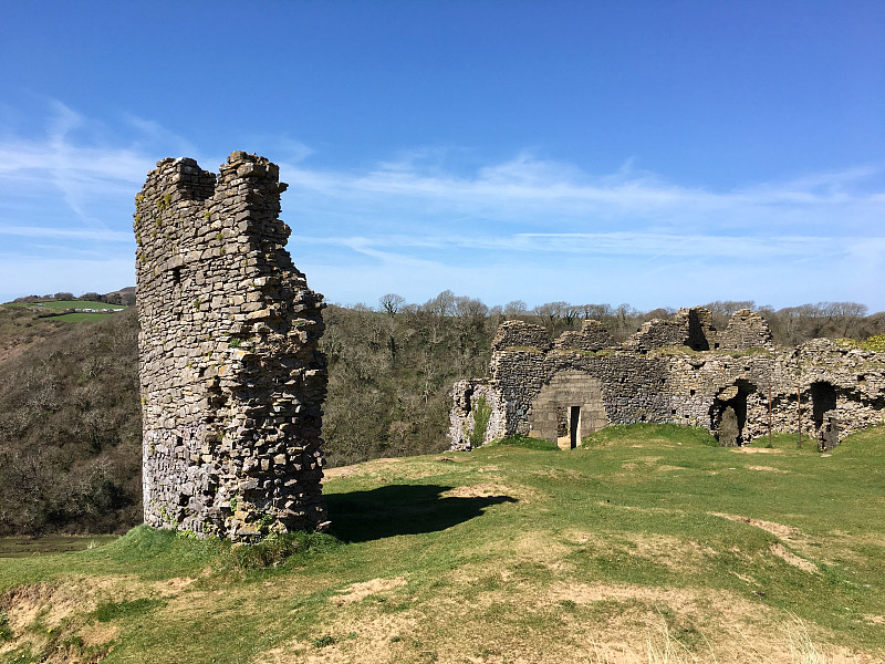 城堡,水平画幅,无人,古老的,当地著名景点,威尔士,户外,要塞,石材,过去