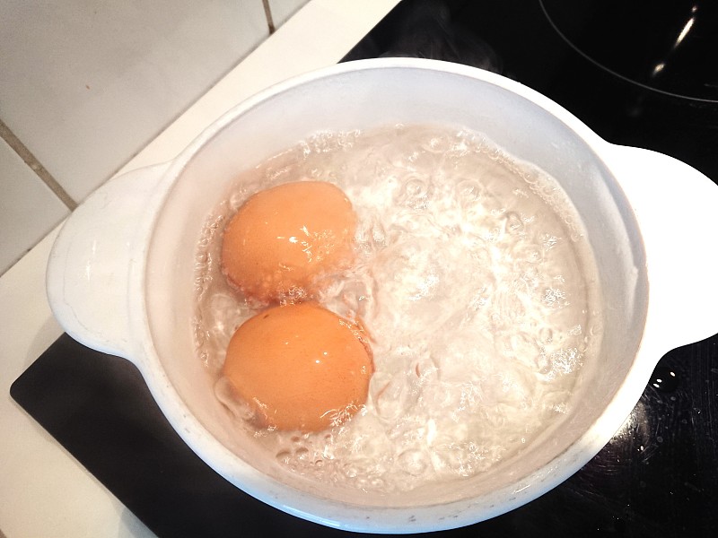 水,鸡蛋,沸腾的,褐色,水平画幅,无人,煮鸡蛋,锅,特写,彩色图片