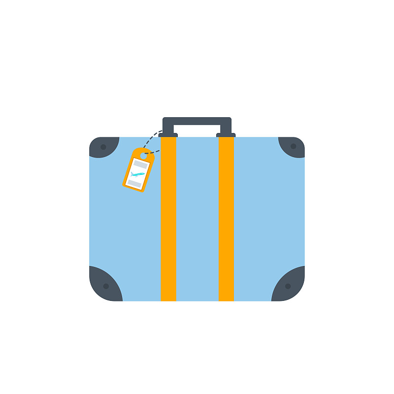行李,一个物体,手提箱,白色,分离着色,绘画插图,符号,进出港显示牌,古典式,性格