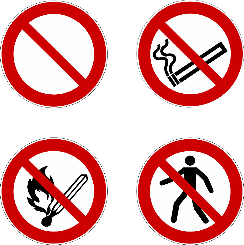 禁止的,禁止吸烟记号,矢量,图标集,标志,垂直画幅,火柴,绘画插图,符号,标签