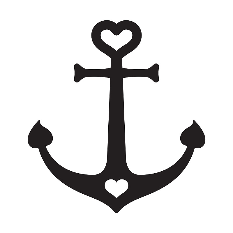 情人节,绘画插图,符号,矢量,船,海洋,心型,计算机图标,舵,锚