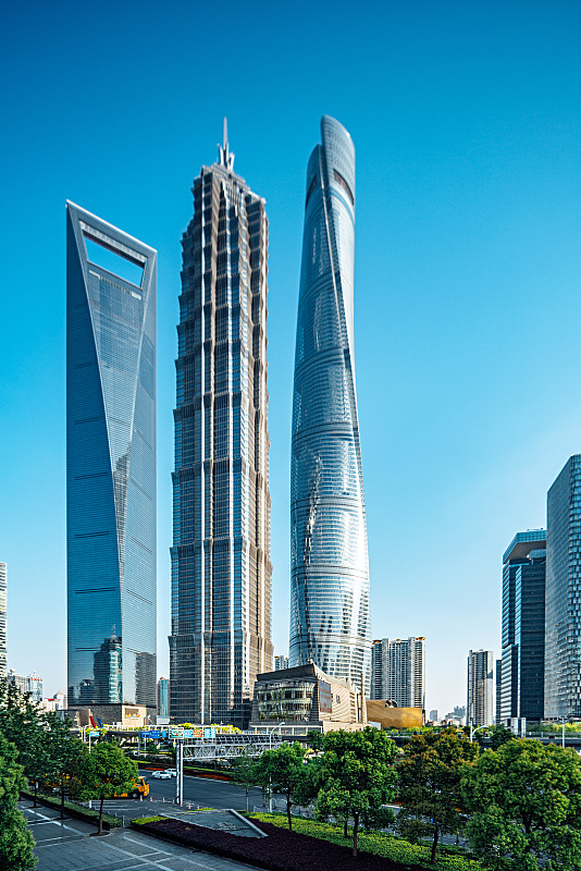 国际著名景点,摩天大楼,上海,垂直画幅,未来,东亚,浦东,金茂大厦,居住区,都市风景