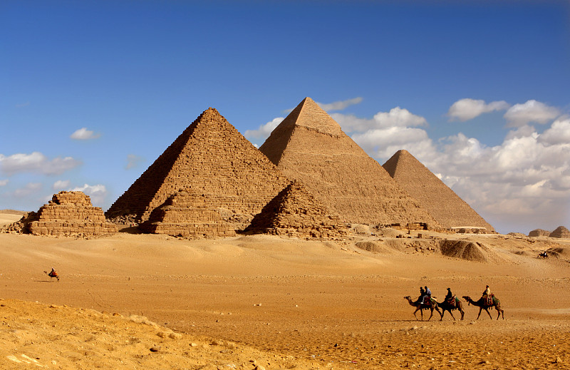 埃及,金字塔形,古代文明,水平画幅,形状,无人,贝多因人,吉萨,几何形状,北非