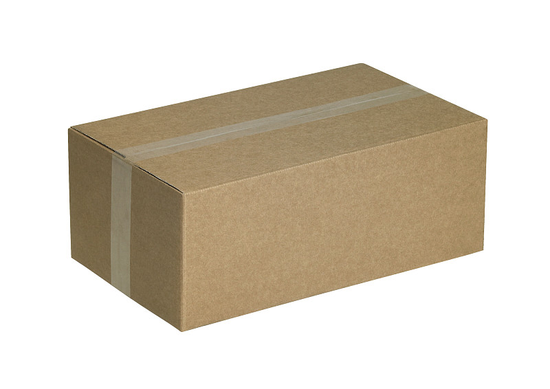 纸盒,关闭的,胶带,纸箱,瓦楞纸板,褐色,瓦楞铁,水平画幅,器材箱,无人